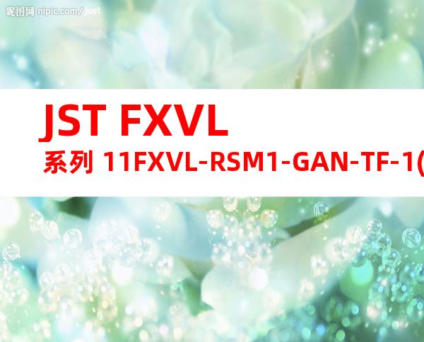 JST FXVL系列 11FXVL-RSM1-GAN-TF-1(HF)产品图纸